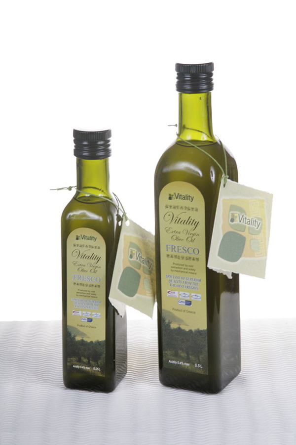 Olive oil bottle, tea seed, rapeseed oil glass bottle